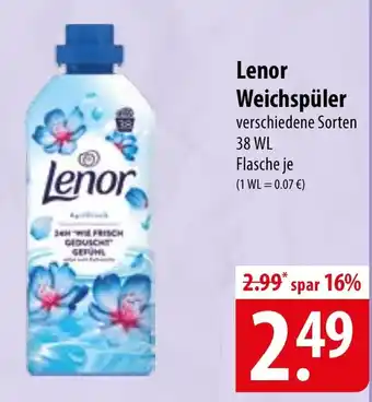 Famila Nord Ost Lenor Weichspüler Angebot
