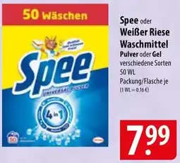 Famila Nord Ost Spee oder Weißer Riese Waschmittel Angebot