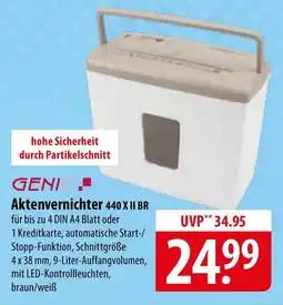 Famila Nord Ost GENI Aktenvernichter 440 XII BR Angebot