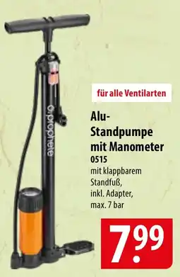 Famila Nord Ost prophete Alu-Standpumpe mit Manometer Angebot
