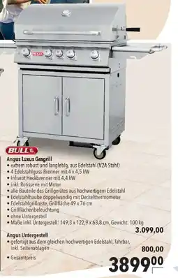 CITTI Markt BULL Angus Luxus Gasgrill Angebot