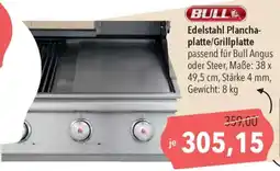 CITTI Markt BULL Edelstahl Plancha- platte/Grillplatte Angebot