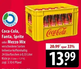 Famila Nord Ost Coca-Cola, Fanta, Sprite oder Mezzo Mix Angebot