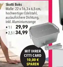 CITTI Markt Skotti Boks Angebot