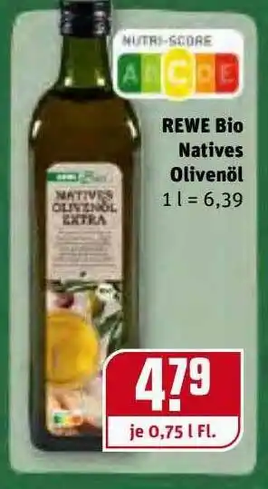 REWE Kaufpark Rewe Bio Natives Olivenöl Angebot