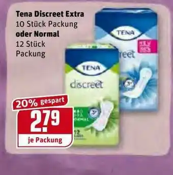 REWE Kaufpark Tena Discreet Extra Oder Normal Angebot