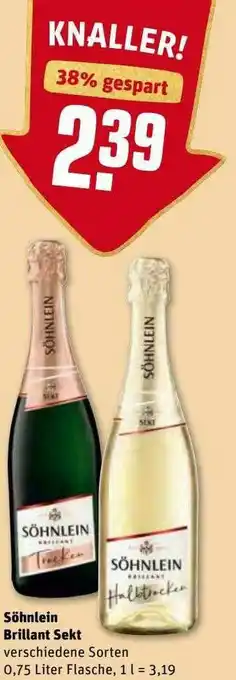 REWE Kaufpark Söhnlein Brillant Sekt Angebot