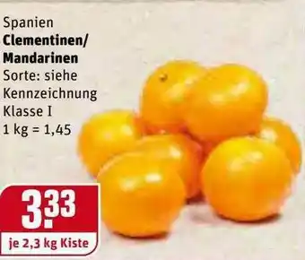 REWE Kaufpark Clementinen Oder Mandarinen Angebot