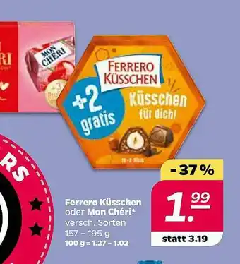 NETTO Ferrero Küsschen Oder Mon Chéri Angebot