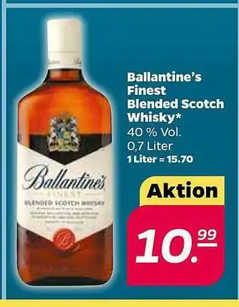 NETTO Ballantine's Finest Blended Scotch Whisky Angebot