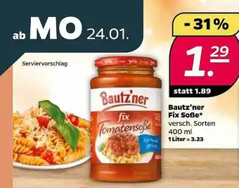 NETTO Bautz'ner Fix Soße Angebot