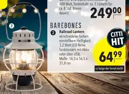 CITTI Markt BAREBONES Railroad Lantern Angebot