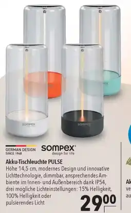 CITTI Markt Sompex Akku-Tischleuchte PULSE Angebot