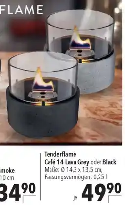 CITTI Markt Tenderflame Café 14 Lava Grey oder Black Angebot