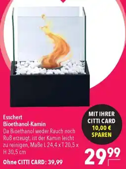 CITTI Markt Esschert Bioethanol-Kamin Angebot