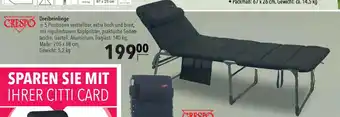 CITTI Markt CRESPO Dreibeinliege Angebot