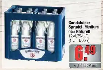 Profi Getränke Gerolsteiner Sprudel, Medium Oder Naturell Angebot