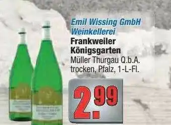 Profi Getränke Emil Wissing Gmbh Weinkellerei Frankweiler Königsgarten Angebot