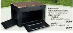 CITTI Markt Human Comfort Faltbare Aufbewahrungsbox Angebot