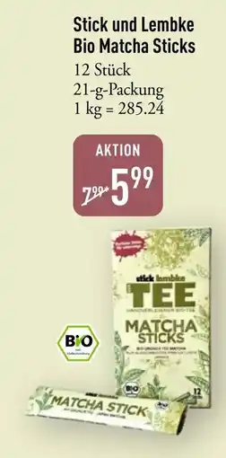 Galeria Markthalle Stick und Lembke Bio Matcha Sticks Angebot