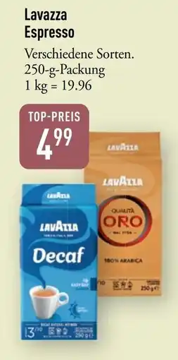 Galeria Markthalle Lavazza Espresso Angebot