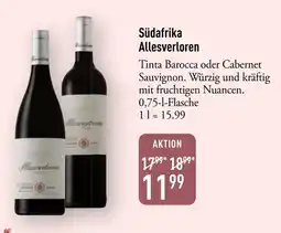 Galeria Markthalle Allesverloren Tinta Barocca oder Cabernet Sauvignon. Angebot