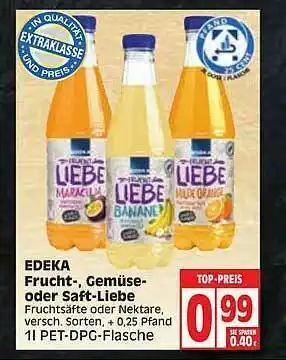 Edeka Edeka Frucht-, Gemüse- Oder Saft-liebe Angebot