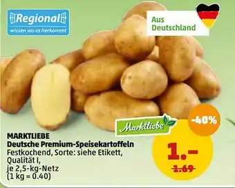 PENNY Marktliebe Deutsche Premium Speisekartoffeln 2,5kg Angebot