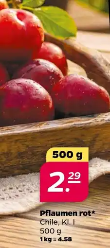NETTO Pflaumen rot Angebot
