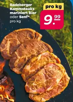 NETTO Radeberger Kammsteaks mariniert Bier oder Senf Angebot