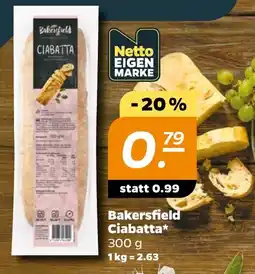 NETTO Bakersfield Ciabatta Angebot