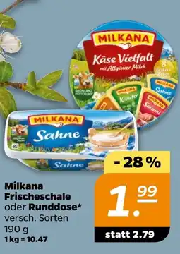 NETTO Milkana Frischeschale oder Runddose Angebot