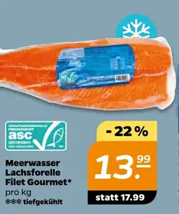 NETTO Meerwasser Lachsforelle Filet Gourmet Angebot