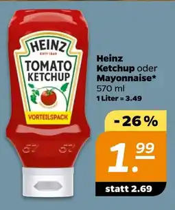 NETTO Heinz Ketchup oder Mayonnaise Angebot