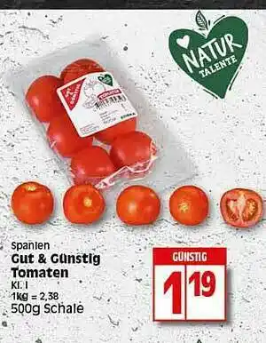 Elli Markt Gut & Günstig Tomaten Angebot