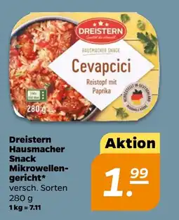 NETTO Dreistern Hausmacher Snack Mikrowellengericht Angebot