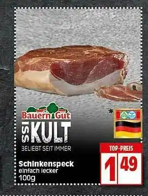 Elli Markt Bauern Gut Schinkenspeck Angebot