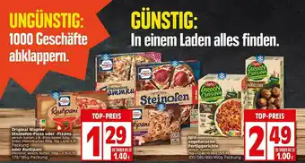 Elli Markt Original Wagner Steinofen-pizza Oder -pizzies Oder Rustipani Oder Iglo Vegetarische Fertiggerichte Angebot