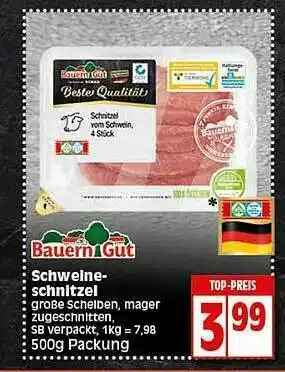 Elli Markt Bauern Gut Schweine Schnitzel Angebot