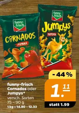 NETTO funny-frisch Cornados oder Jumpys Angebot