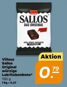 NETTO Villosa Sallos Original würzige Lakritzbonbons Angebot