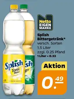 NETTO Splish Bittergetränk Angebot