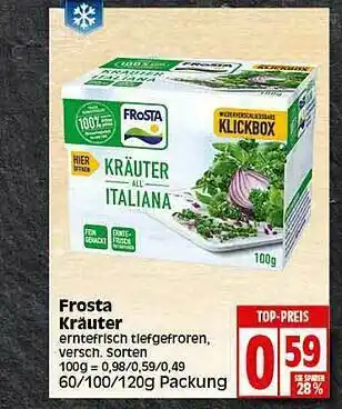 Elli Markt Frosta Kräuter Angebot