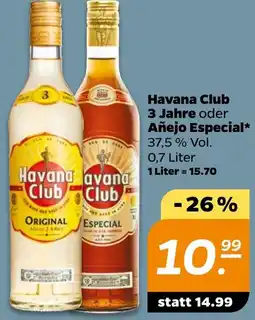 NETTO Havana Club 3 Jahre oder Añejo Especial Angebot