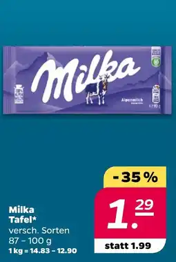 NETTO Milka Tafel Angebot