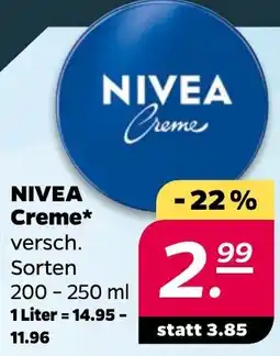 NETTO NIVEA Creme Angebot