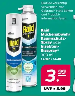 NETTO Raid Mückenabwehr Raumschutz- Spray oder Insekten- Eisspray Angebot