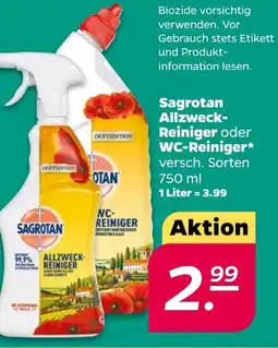 NETTO Sagrotan Allzweck- Reiniger oder WC-Reiniger Angebot