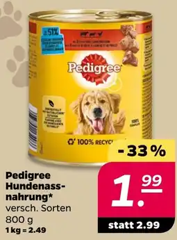 NETTO Pedigree Hundenassnahrung Angebot