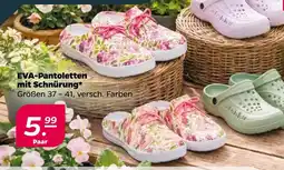 NETTO EVA-Pantoletten mit Schnürung Angebot